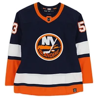 Maillot rétro adidas Reverse 2020 autographié par Casey Cizikas des New York Islanders