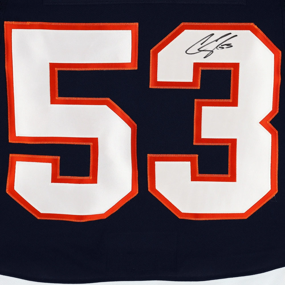 Maillot rétro adidas Reverse 2020 autographié par Casey Cizikas des New York Islanders