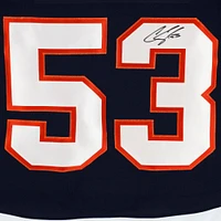 Maillot rétro adidas Reverse 2020 autographié par Casey Cizikas des New York Islanders