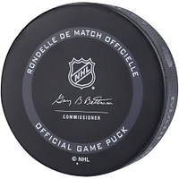 Rondelle de jeu officielle autographiée par Casey Cizikas des Islanders de New York, modèle 2021