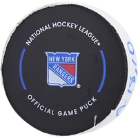 Casey Cizikas New York Islanders Game-Used Goal Puck vs. New York Rangers on November 3, 2024