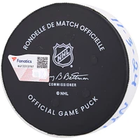 Casey Cizikas New York Islanders Game-Used Goal Puck vs. New York Rangers on November 3, 2024