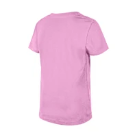 Girl's Youth New Era  Pink York Islanders Flip Sequin V-Neck T-Shirt
