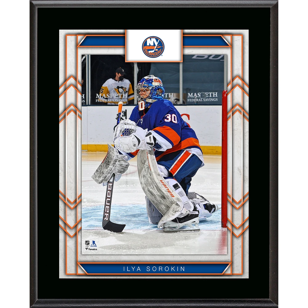 Ilya Sorokin New York Islanders 10.5" x 13" Sublimated Player Plaque
