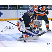 Lids Mathew Barzal New York Islanders Fanatics Authentic Autographed Blue  Adidas Authentic Jersey