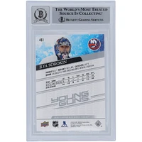 Carte de recrue 9/10 autographiée par Ilya Sorokin des Islanders de New York, Upper Deck Series 2 Young Guns #461 Beckett Fanatics, témoin