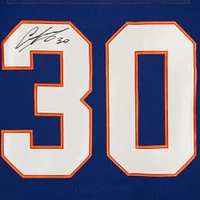 Maillot Adidas bleu authentique autographié par Ilya Sorokin des Islanders de New York