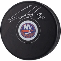 Rondelle de hockey autographiée par Ilya Sorokin des Islanders de New York