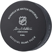 Rondelle de match officielle autographiée par Ilya Sorokin des Islanders de New York