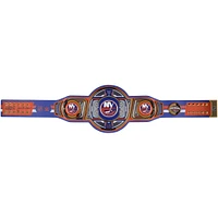 Ceinture de titre WWE Legacy autographiée par Ilya Sorokin des New York Islanders avec l'inscription « Lets Go Isles ! » - Édition limitée n° 1/5