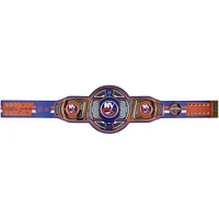 Ceinture de champion WWE Legacy autographiée par Ilya Sorokin des Islanders de New York avec l'inscription « Lets Go Isles ! » - Édition limitée à 5 exemplaires