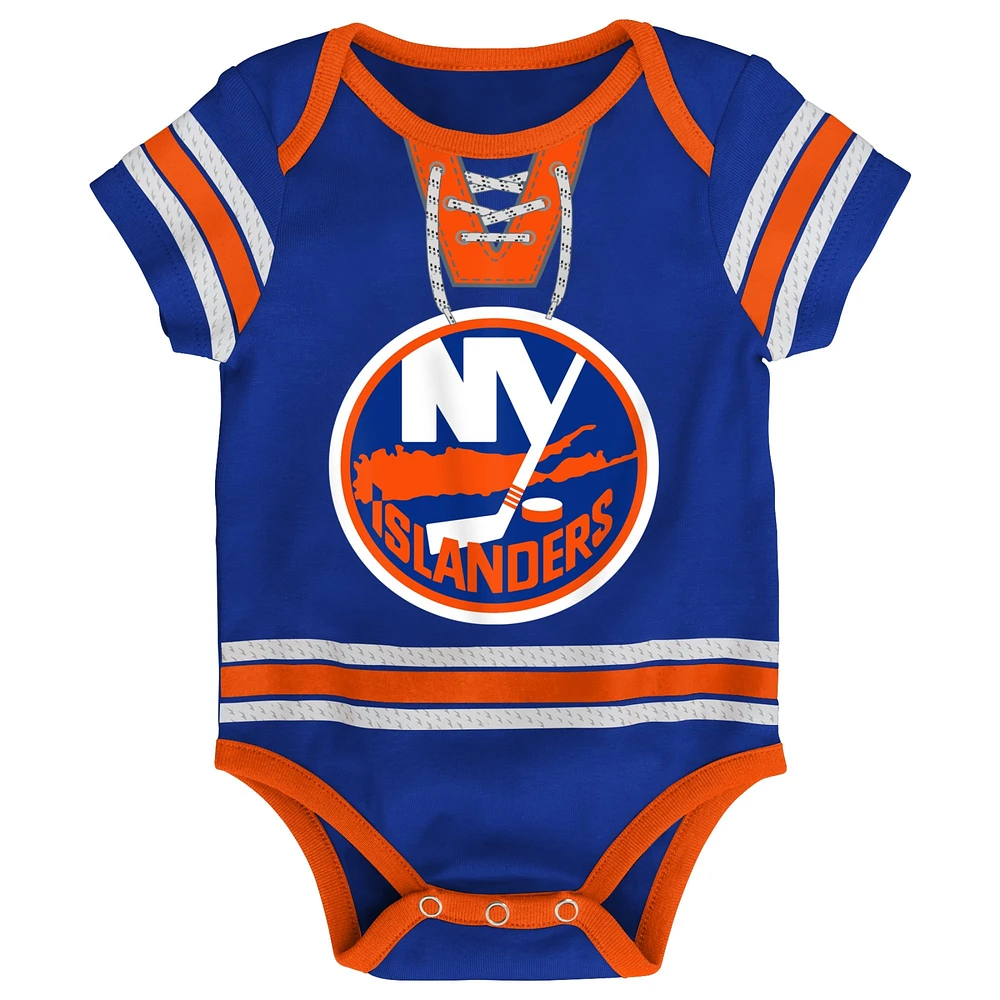 Infant Royal New York Islanders Hockey Jersey Bodysuit