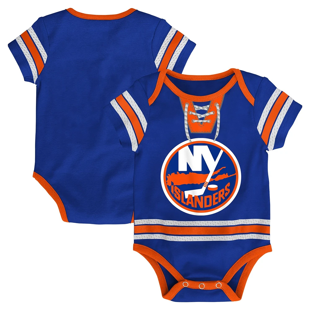 Infant Royal New York Islanders Hockey Jersey Bodysuit