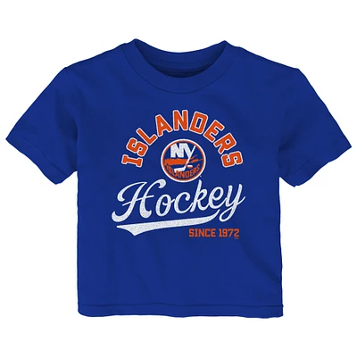 T-shirt pour nourrissons des Royal New York Islanders prennent les devants