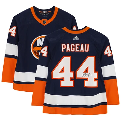 Maillot rétro adidas Reverse 2020 autographié par Jean-Gabriel Pageau des Islanders de New York