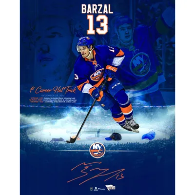 Mathew Barzal New York Islanders Fanatics Branded Women's Alternate Breakaway Jersey - Blue