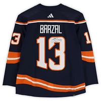 Maillot authentique adidas Reverse Retro 2022-23 autographié par Mathew Barzal des Islanders de New York