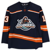 Maillot authentique adidas Reverse Retro 2022-23 autographié par Mathew Barzal des Islanders de New York