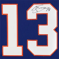 Mathew Barzal Islanders de New York Maillot authentique bleu autographié Adidas
