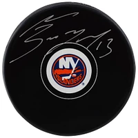 Rondelle de hockey autographiée par Mathew Barzal des Islanders de New York
