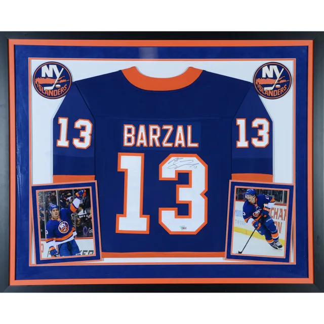 Lids Mathew Barzal New York Islanders Fanatics Authentic Unsigned Alternate  Jersey Skating Photograph