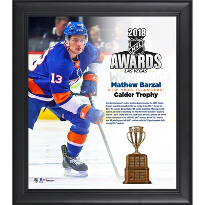 Framed Ilya Sorokin New York Islanders Autographed Blue Adidas Authentic  Jersey with NHL Debut 1/16/21 Inscription