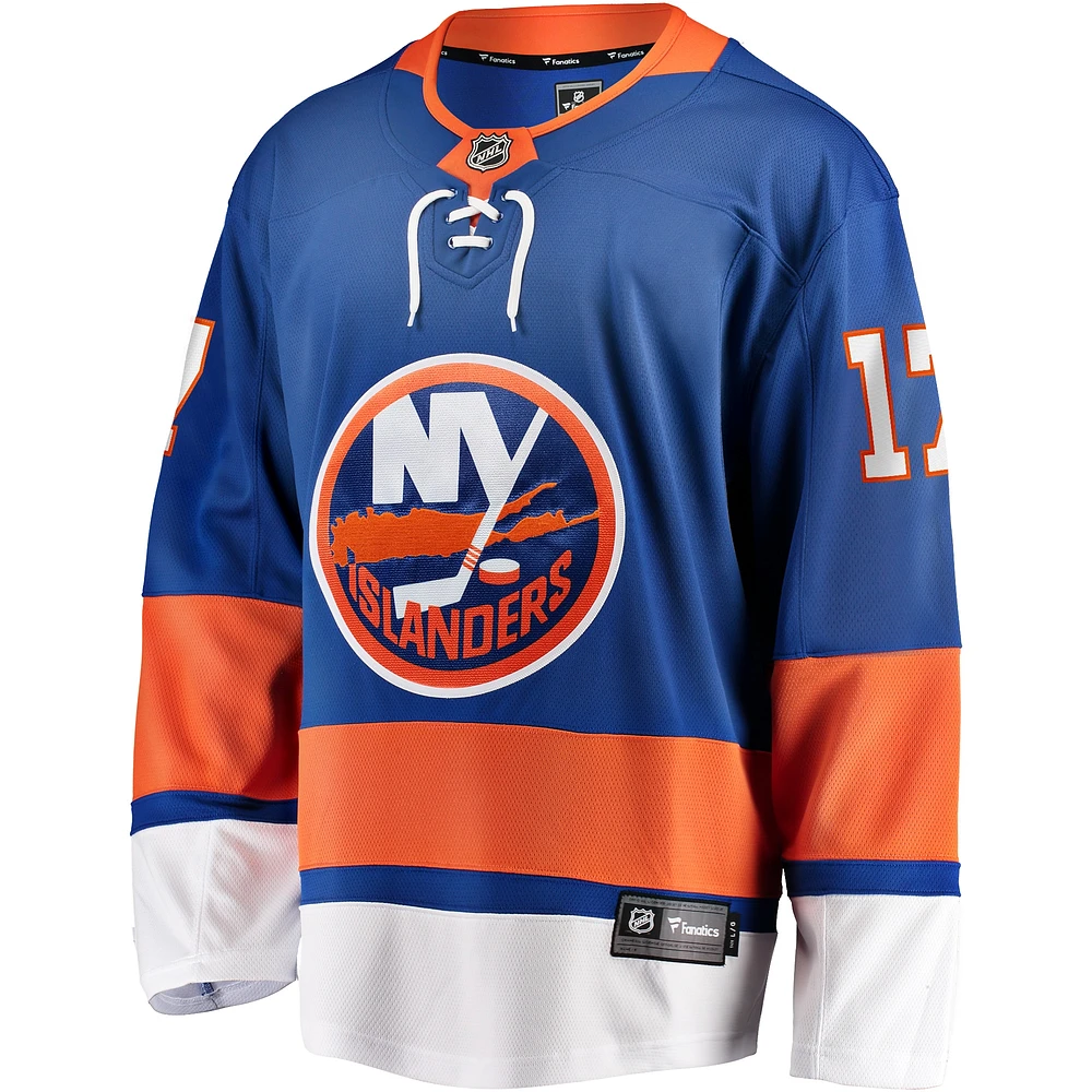 Maillot de joueur échappé à domicile des fanatiques Islanders New York Matt Martin - Royal