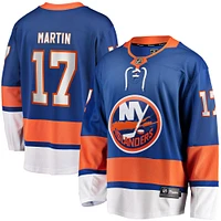 Maillot de joueur échappé à domicile des fanatiques Islanders New York Matt Martin - Royal