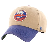 Men's '47 Khaki/Royal New York Islanders Dusted Sedgwick MVP Adjustable Hat