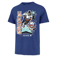 Men's '47 Royal New York Islanders Lamp Lighter Franklin T-Shirt