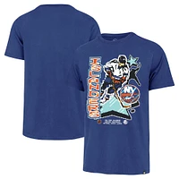 Men's '47 Royal New York Islanders Lamp Lighter Franklin T-Shirt