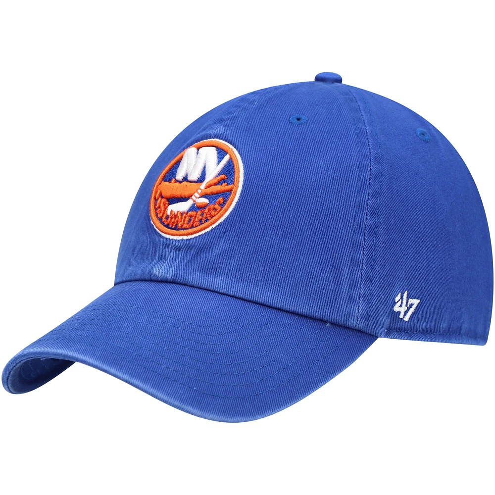 Men's '47 Royal New York Islanders Team Clean Up Adjustable Hat