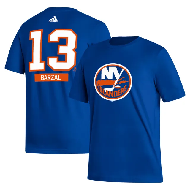 Fanatics Authentic Mathew Barzal New York Islanders Autographed Blue Adidas Jersey