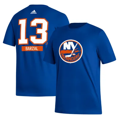 Fanatics Authentic Mathew Barzal New York Islanders Autographed Blue Alternate Adidas Jersey