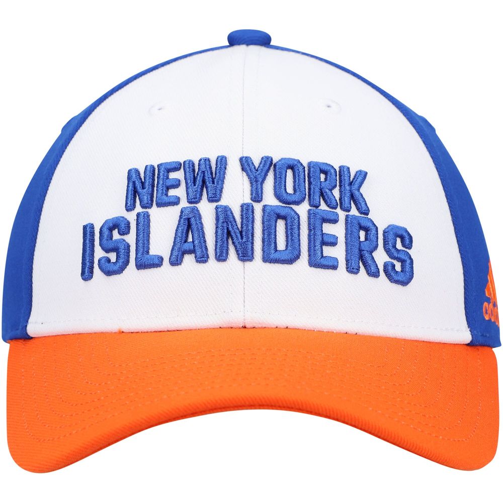 Men's adidas White New York Islanders Locker Room Adjustable Hat