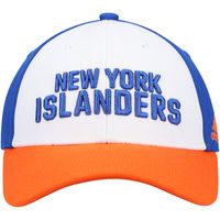 Men's adidas White New York Islanders Locker Room Adjustable Hat