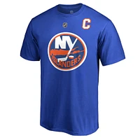 T-shirt Anders Lee Royal pour homme avec nom et numéro des New York Islanders