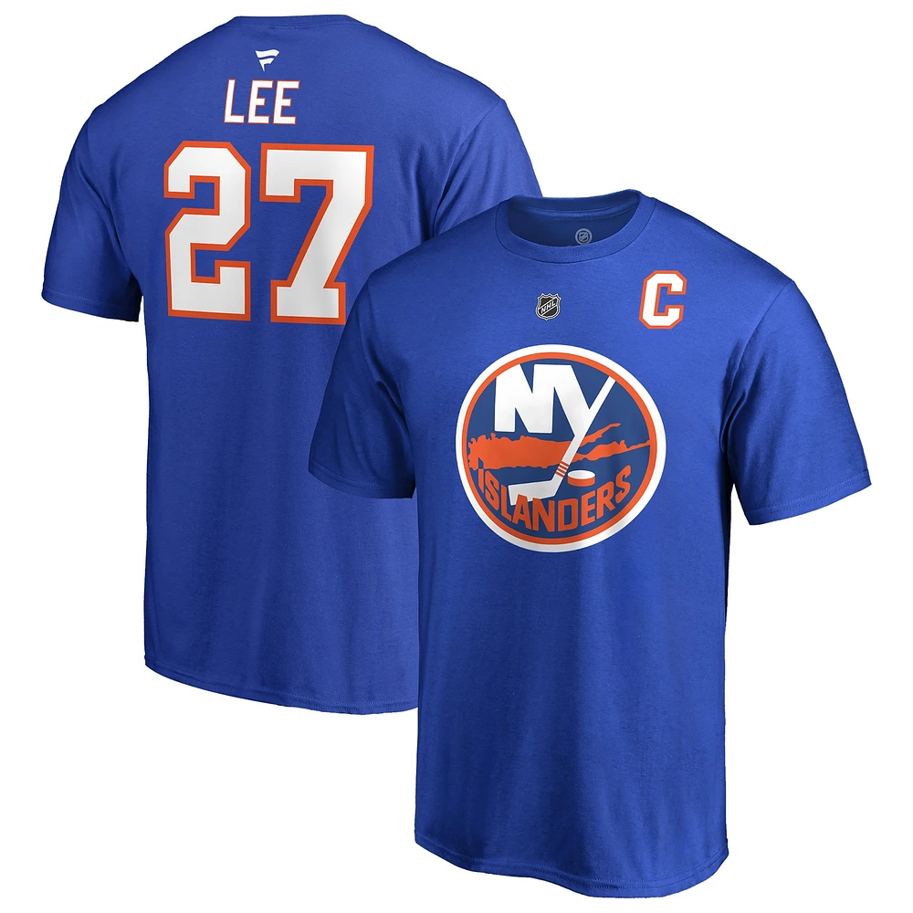 Men's Anders Lee Royal New York Islanders Name & Number T-Shirt