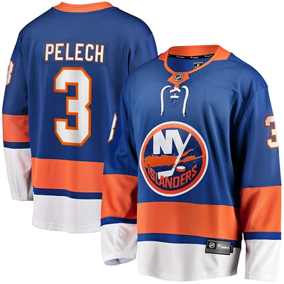 Maillot de joueur échappé à domicile des Fanatics Adam Pelech Royal New York Islanders pour hommes