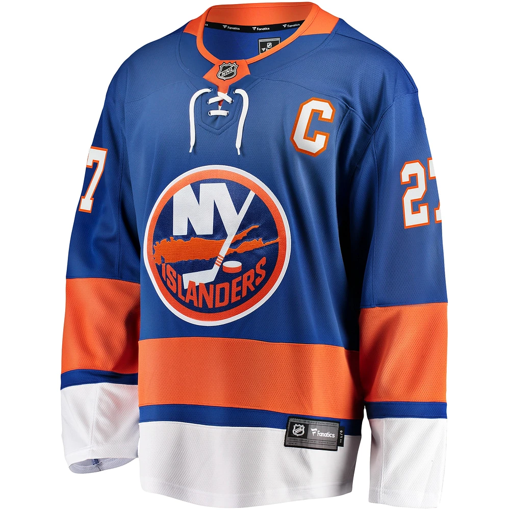 Men's Fanatics Anders Lee Royal New York Islanders Home Premier Breakaway Player Jersey
