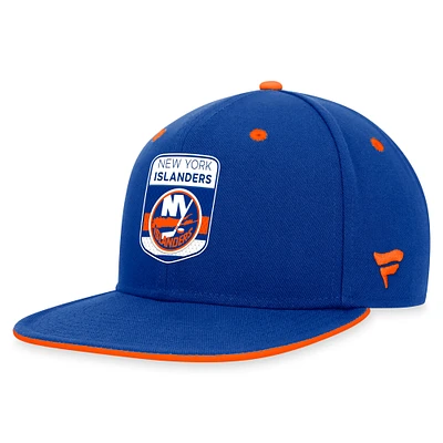 Casquette Snapback NHL Draft 2023 Fanatics bleue pour hommes des Islanders de New York