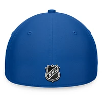 Casquette flexible bleue New York Islanders Authentic Pro Training Camp pour hommes