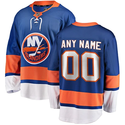 Men's Fanatics Blue New York Islanders Breakaway - Custom Jersey