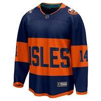 Maillot de joueur échappé la série stade LNH 2024 marque Bo Horvat des Islanders New York fanatiques pour hommes