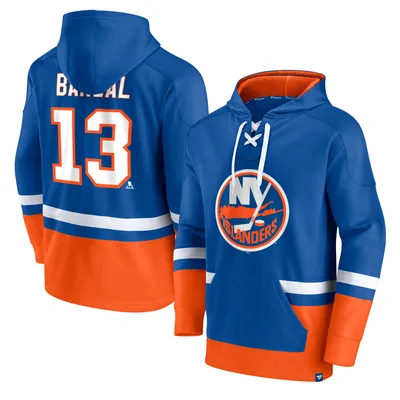 Youth New York Islanders Mathew Barzal Royal Player Name & Number T-Shirt
