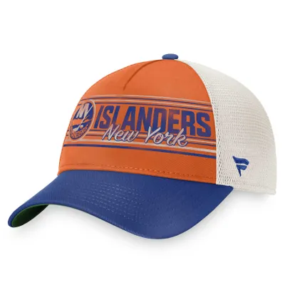 Lids New York Islanders Mitchell & Ness Vintage Script Snapback Hat -  Royal/Orange