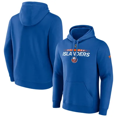  Men's New York Islanders Lacer Pullover Hoodie - Size Large  Blue : Sports & Outdoors