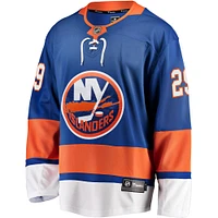 Maillot de joueur échappé des Fanatics Brock Nelson Royal Islanders New York pour hommes