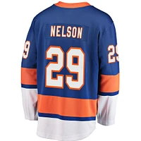 Maillot de joueur échappé des Fanatics Brock Nelson Royal Islanders New York pour hommes