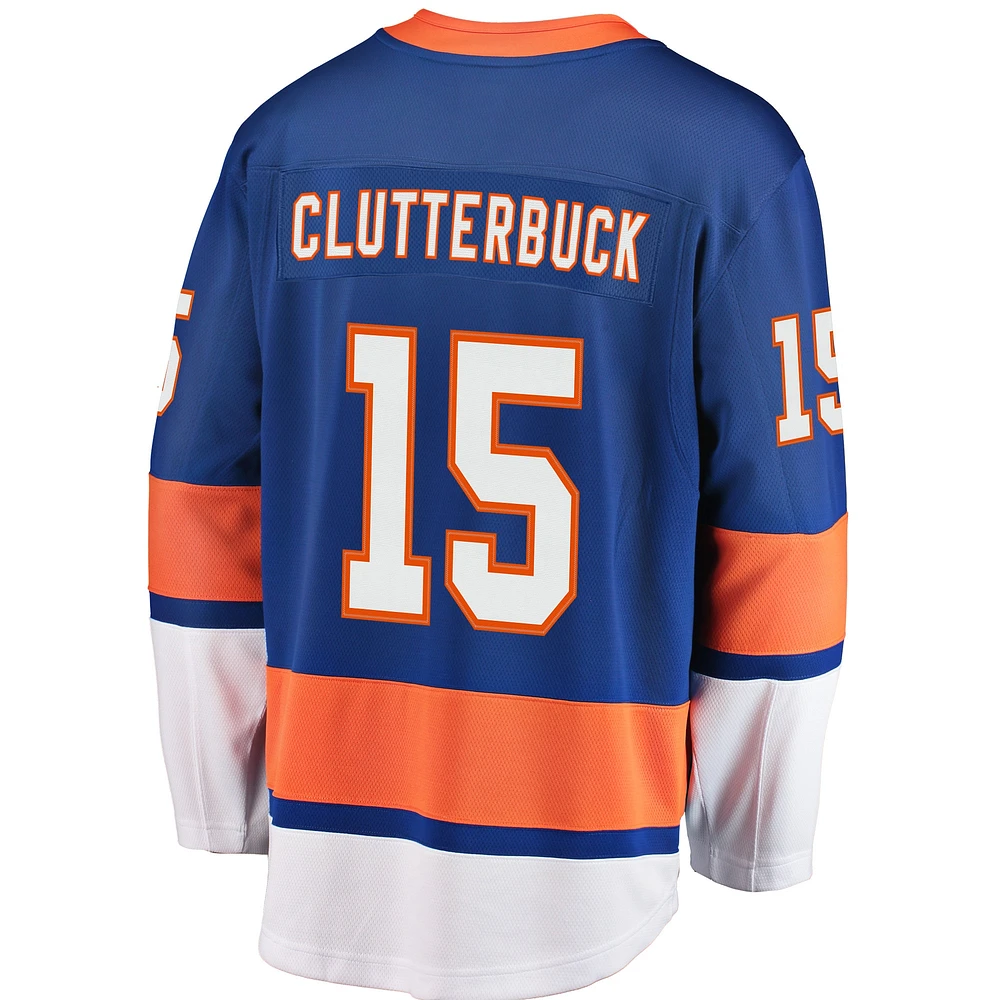 Men's Fanatics Cal Clutterbuck Royal New York Islanders Breakaway Player Jersey